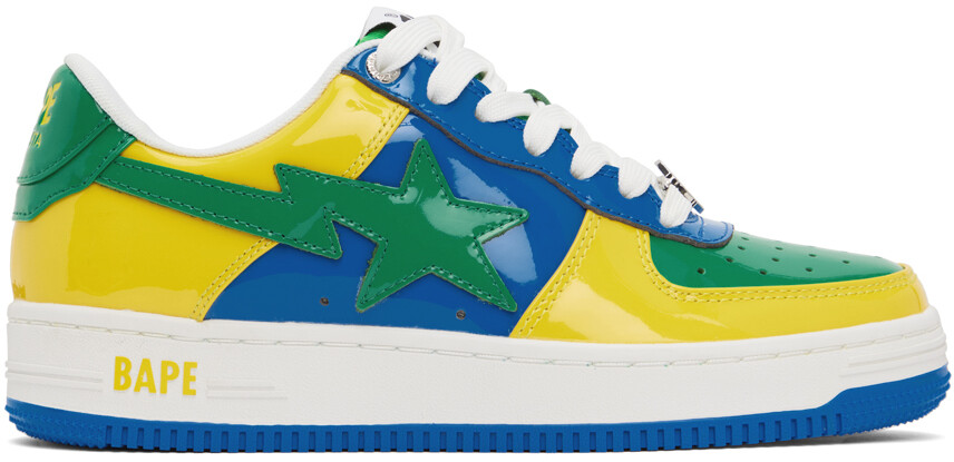 

Синие кроссовки Bape Sta