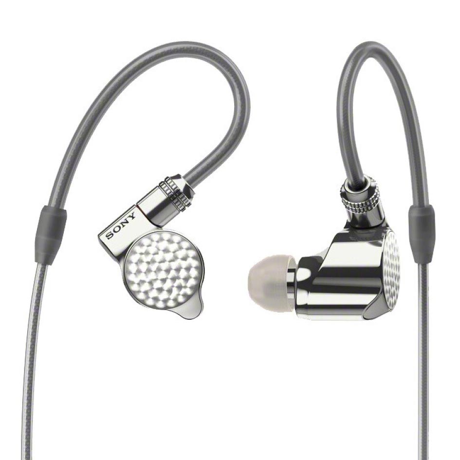 storage box hard shell portable bag cover for customized earbud headphones earphone ier m7 m9 z1r xba n3ap Наушники-вкладыши Sony IER-Z1R, серебряный