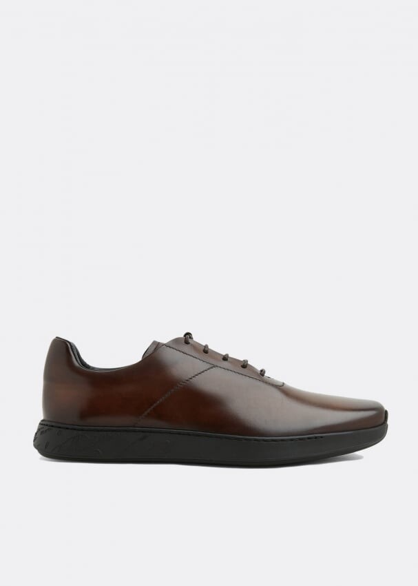 

Оксфорды BERLUTI Metropolitan Oxford shoes, коричневый