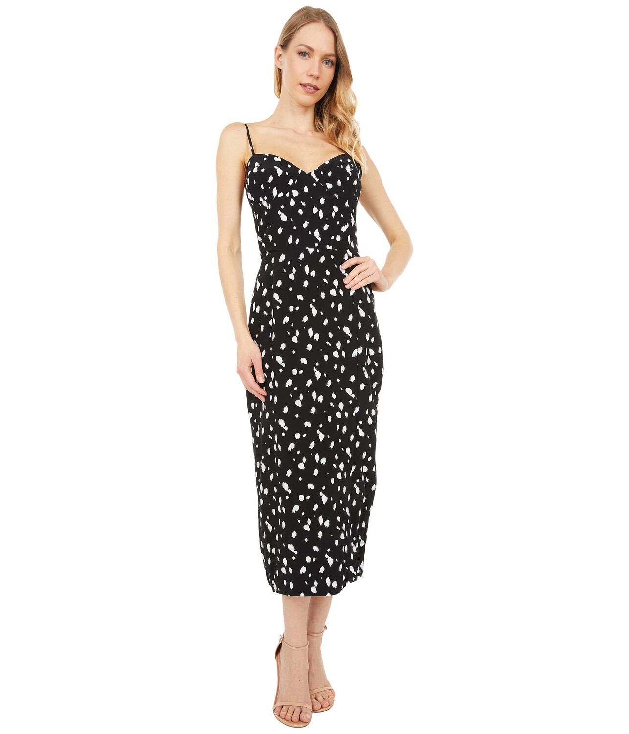 

Платье Bardot, Graphic Spot Midi Dress