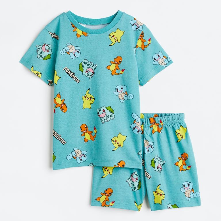 

Пижама H&M x Pokémon Printed, бирюзовый