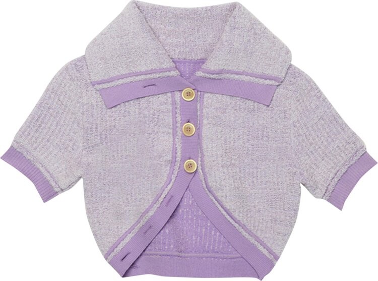 

Кардиган Jacquemus Le Cardigan Campana 'Light Purple', фиолетовый