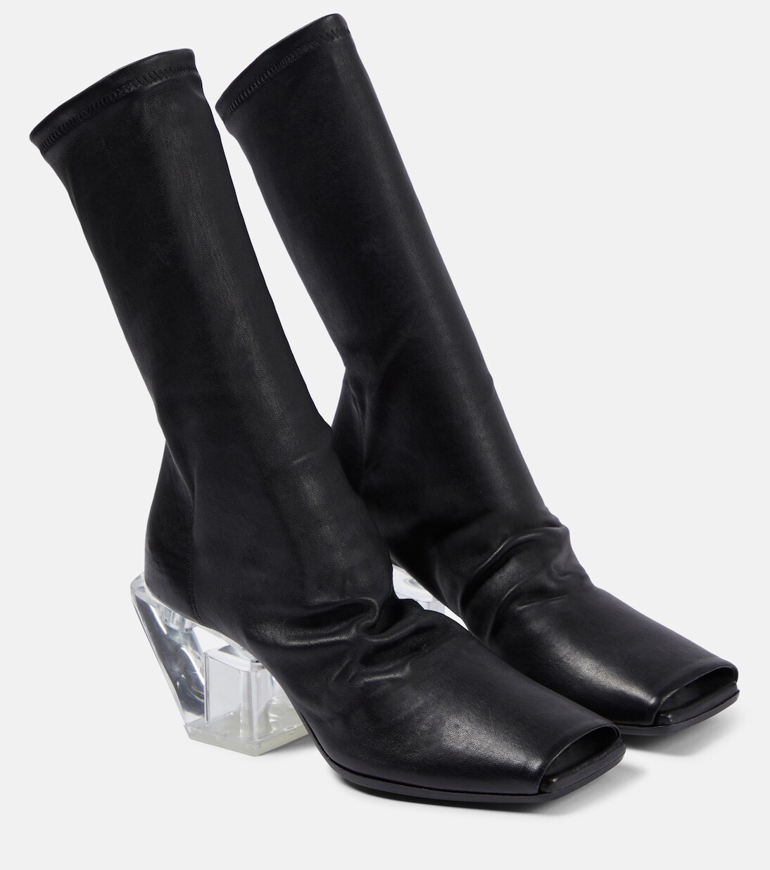

Ботильоны из эластичной кожи Rick Owens, черный