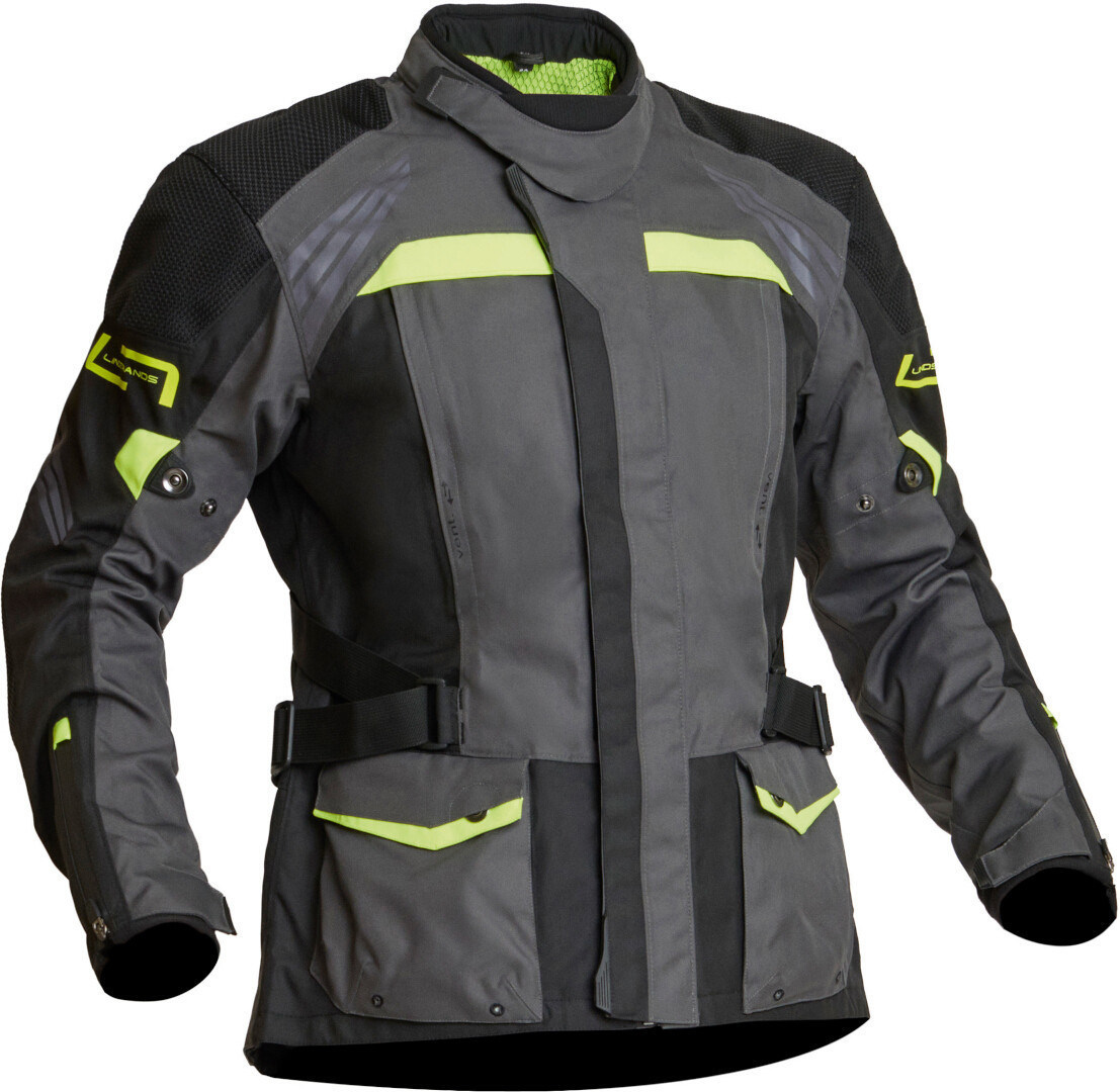 Куртка Lindstrands Transtrand Водонепроницаемая мотоциклетная текстильная, серо-черно-желтая водонепроницаемая куртка endurance серо коричневый