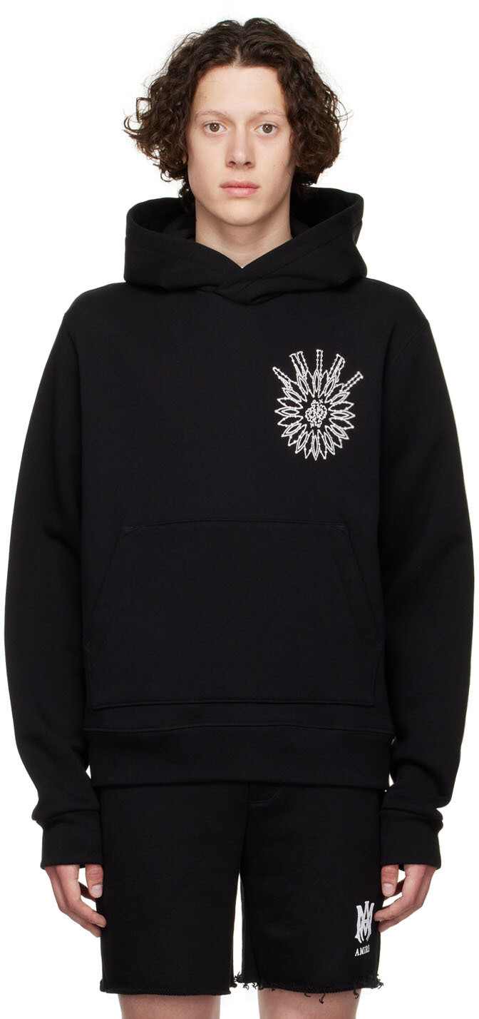 

Черный худи из хлопка AMIRI