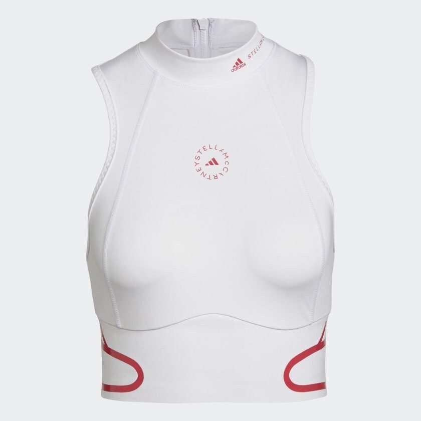 

Топ adidas by Stella McCartney TruePace Heat.rdy, белый/красный