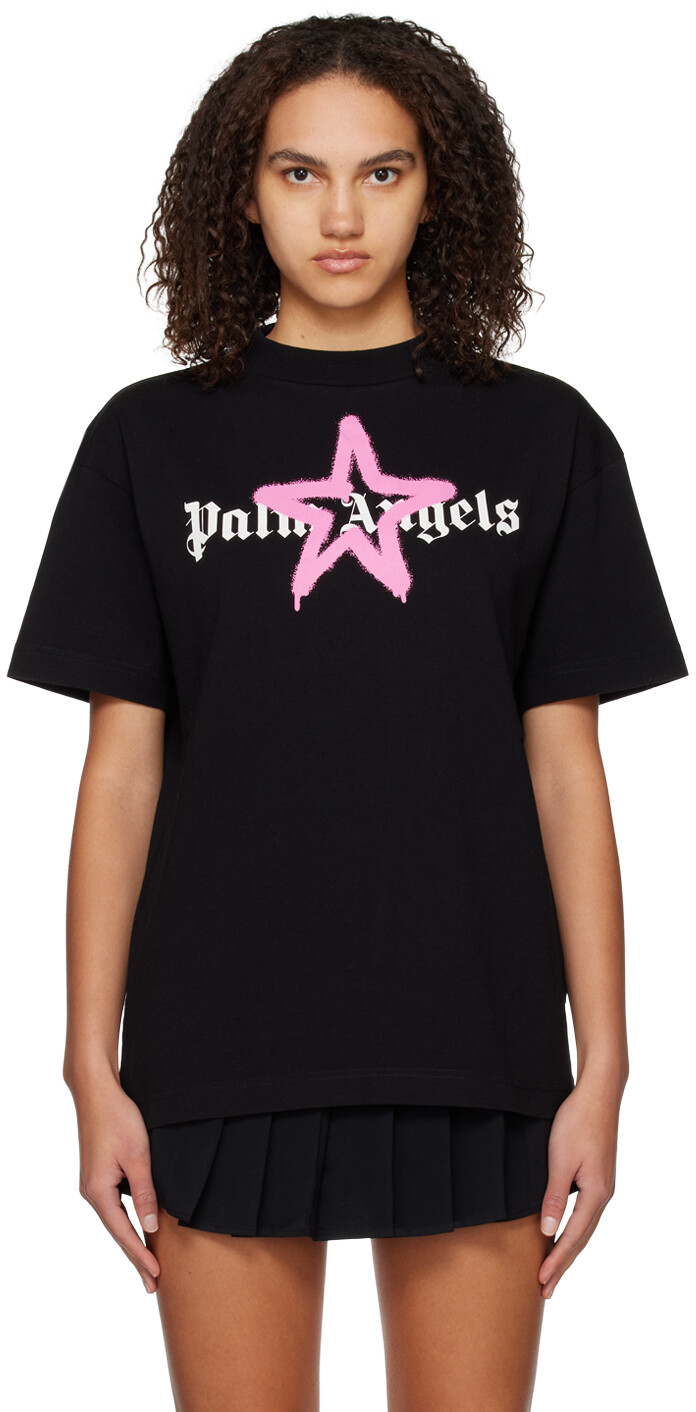 

Футболка с напылением Black Star Palm Angels