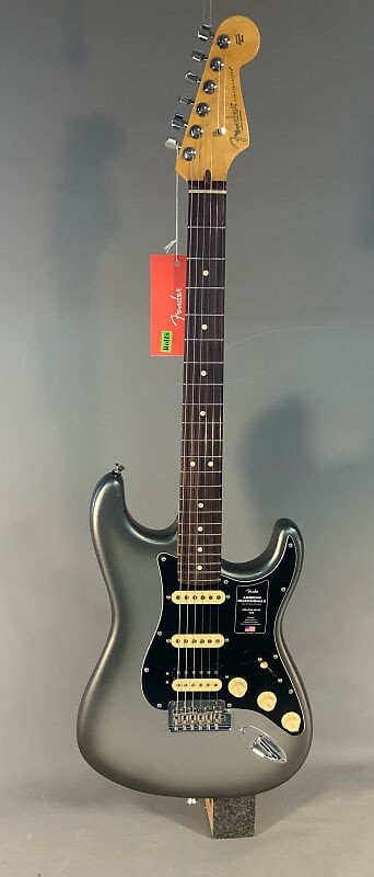 Fender American Professional II HSS Mercury fender american professional ii stratocaste hss кленовый гриф олимпийский белый american professional ii stratocaste hss maple fingerboard