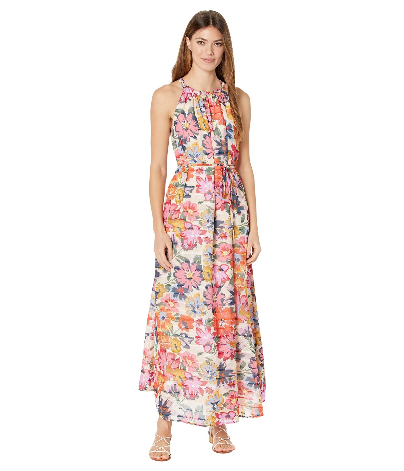 

Платье Maggy London, Maxi Dress with Halter Neck