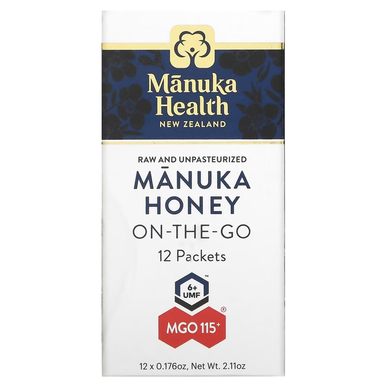 

Мед Манука Manuka Health On-The-Go, 12 пакетиков по 5 г