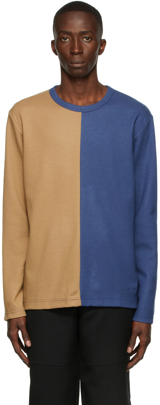 

Футболка с длинным рукавом из шерстяного джерси Comme des Garçons Homme Deux