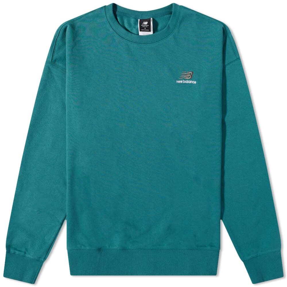 

Толстовка New Balance Uni-ssentials French Terry Crew Sweat, Синий