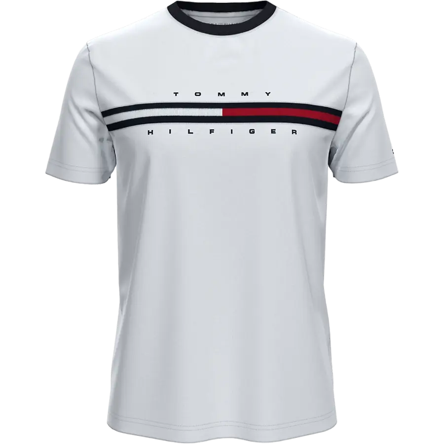

Футболка Tommy Hilfiger Essential Flag Logo, белый