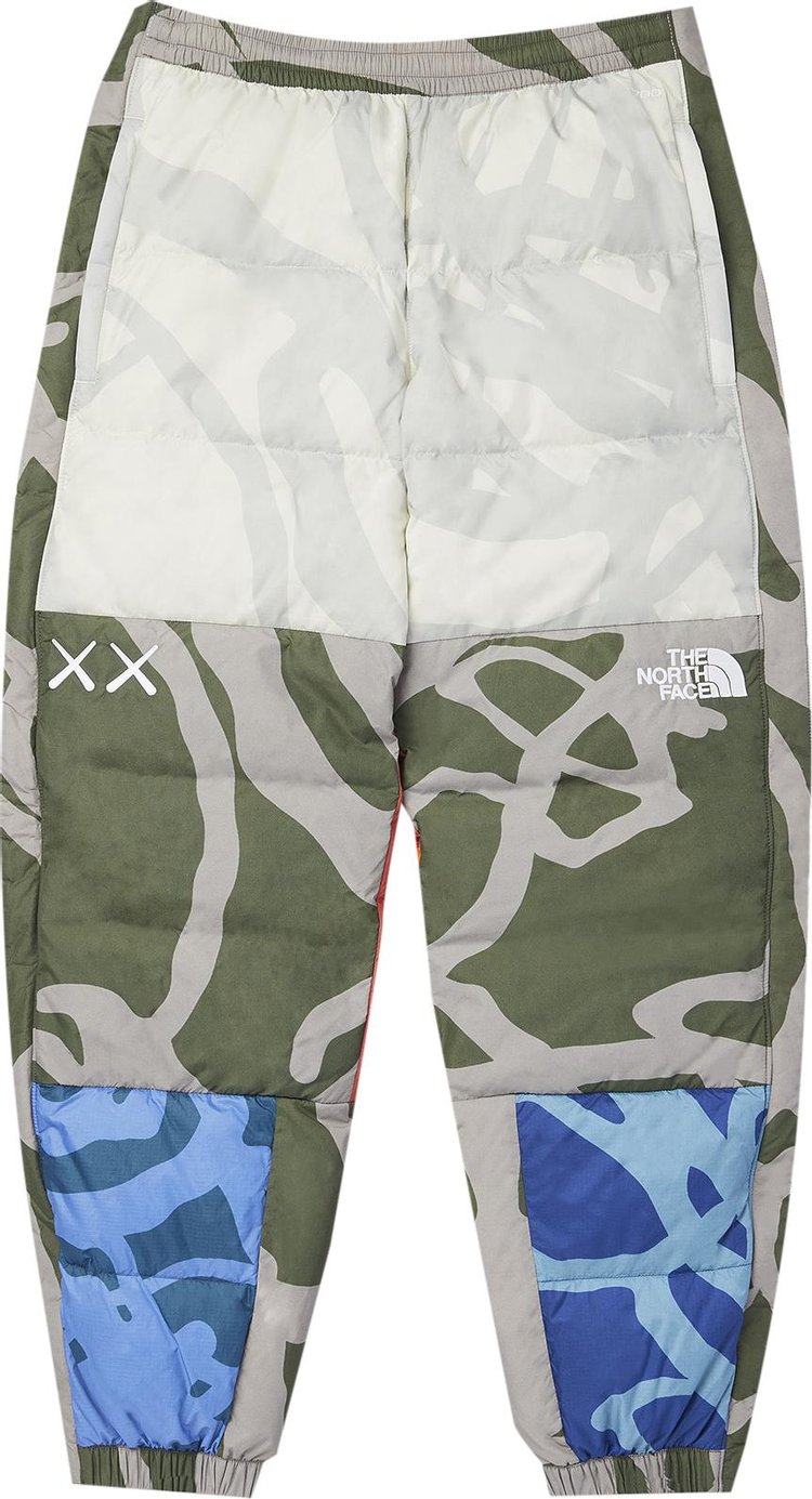 Брюки The North Face x KAWS Retro 1996 Nuptse Pant 'Moonlight Ivory', кремовый - фото