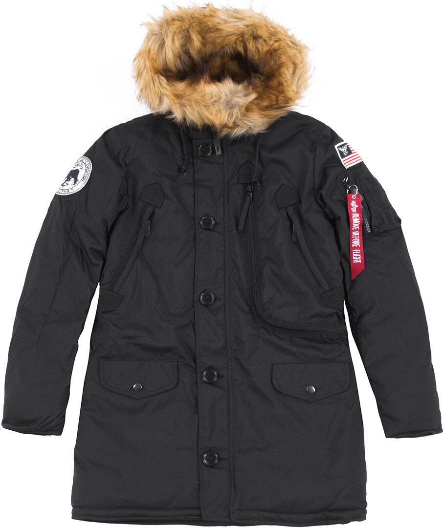 

Куртка Alpha Industries Polar женская, черная, Черный