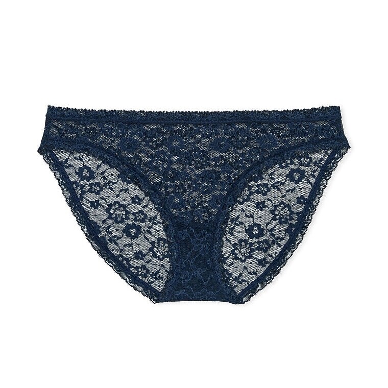 

Трусы Victoria's Secret The Lacie Posey Lace Bikini, темно-синий