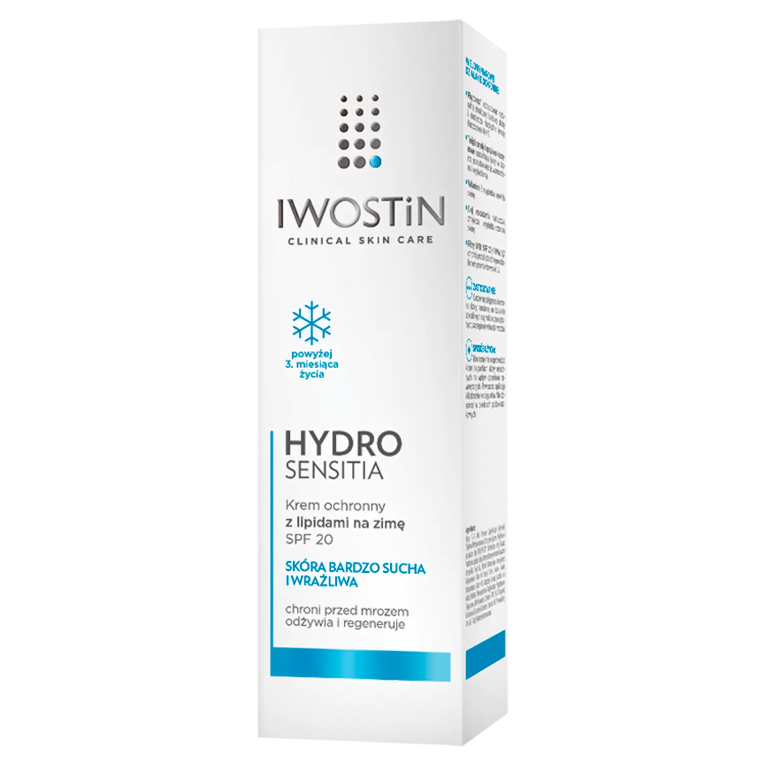 

Iwostin Hydro Sensitia зимний защитный крем для лица с липидами SPF20, 50 мл