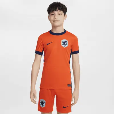 

Джерси Nike Netherlands (Men's Team) 2024/25 Stadium Home, цвет Safety Orange/Blue Void/Copa/Blue Void