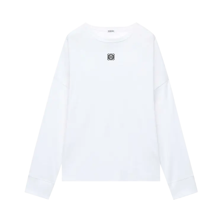 

Футболка Loewe Long-Sleeve 'White', белый