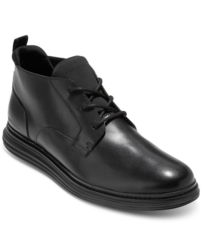 

Мужские оригинальные водонепроницаемые ботинки Grand Chukka Cole Haan, черный