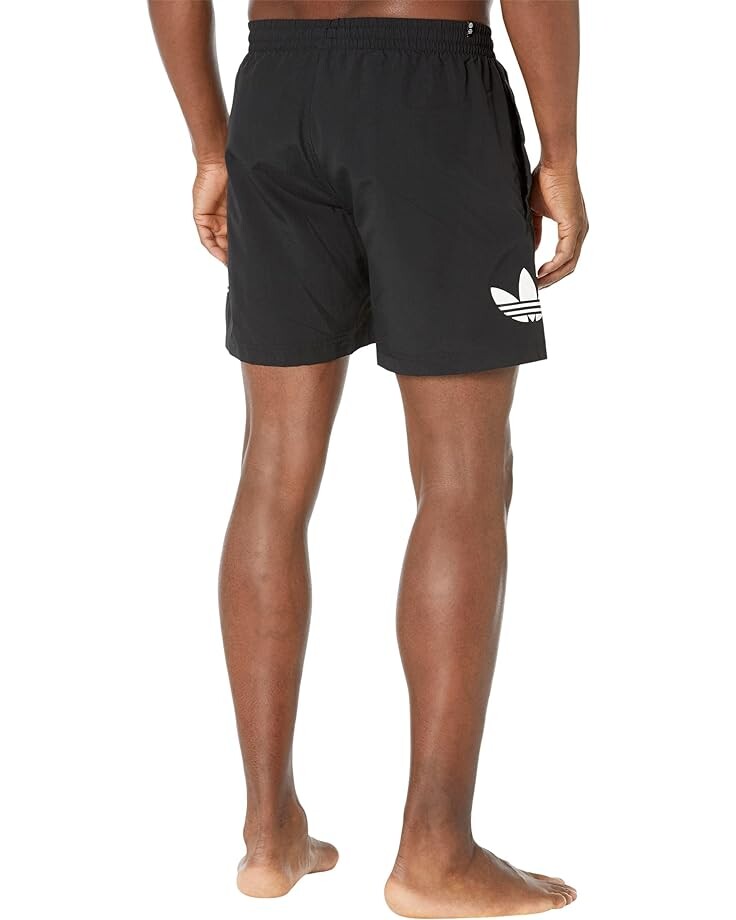 

Шорты для плавания Adidas Trefoil Swim Shorts, черный/белый