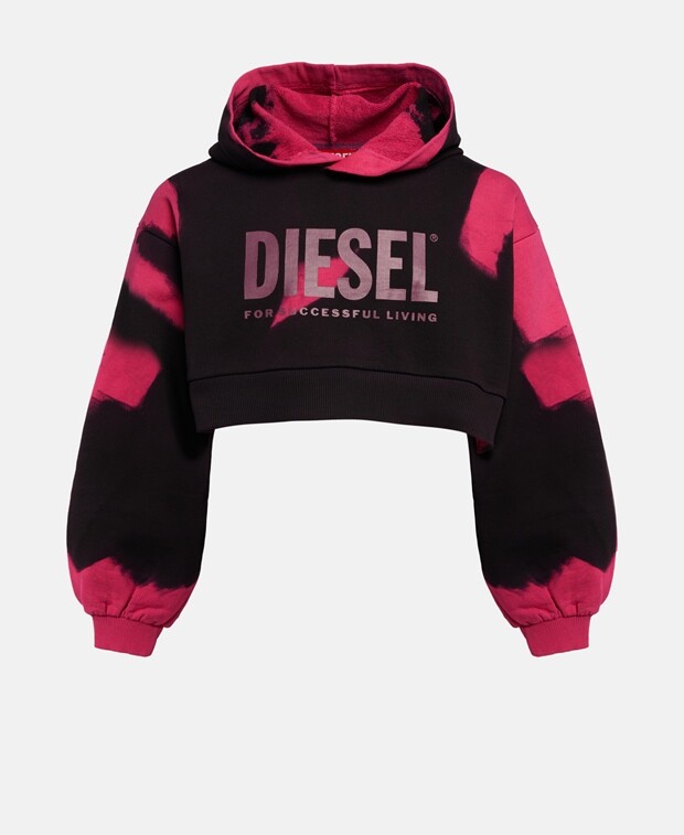 

Худи с капюшоном Diesel, красный