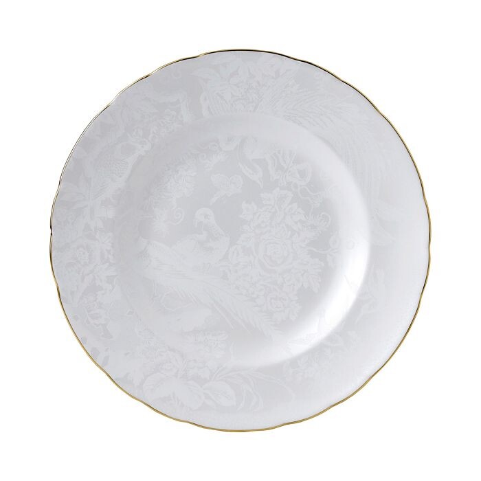 

Обеденная тарелка Royal Crown Derby Aves Pearl, белый
