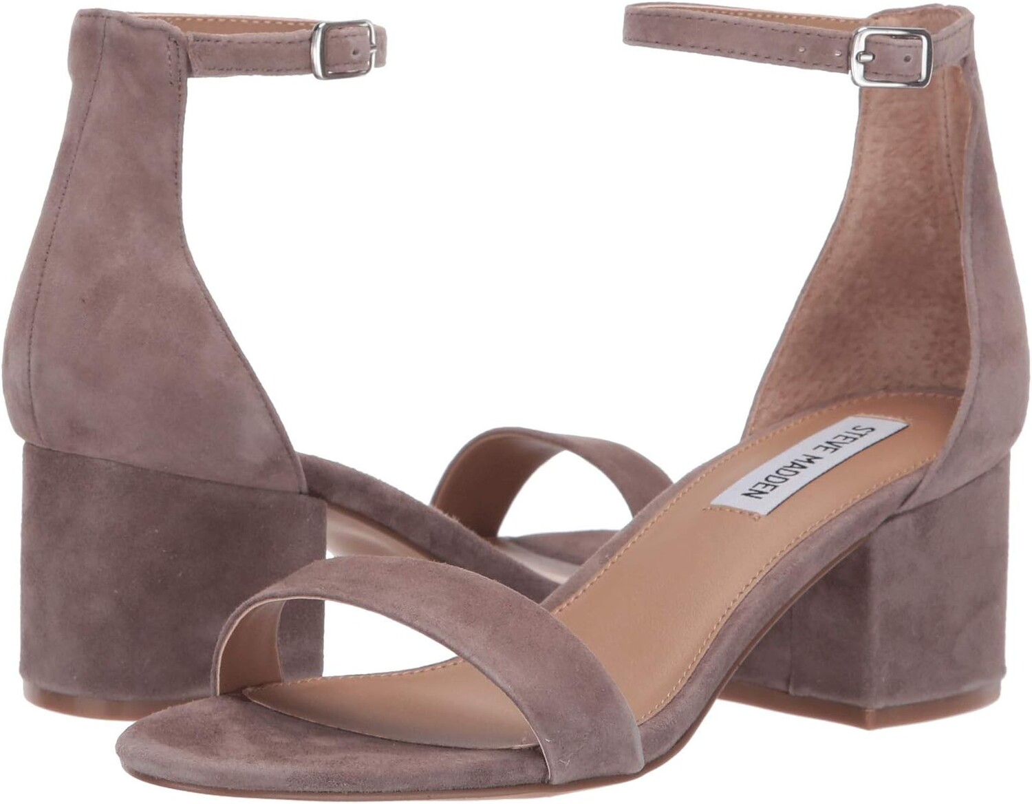 

Босоножки Irenee Sandal Steve Madden, цвет Light Grey Suede