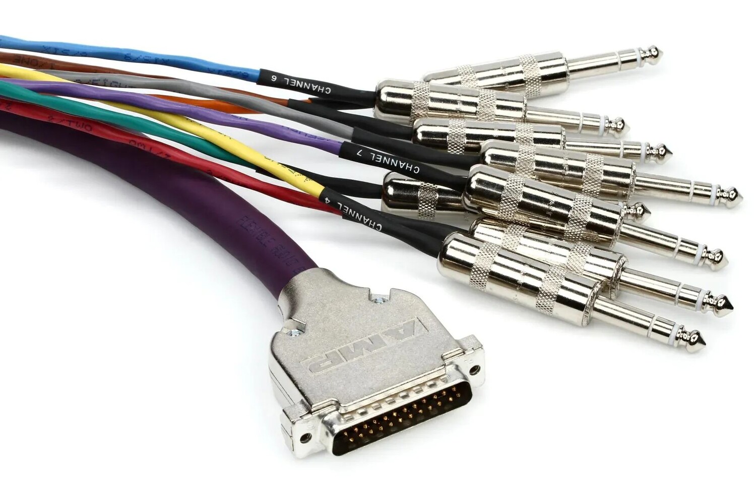 

Отводной кабель серии Switchcraft DB25M10TRS StudioPatch — 10 футов
