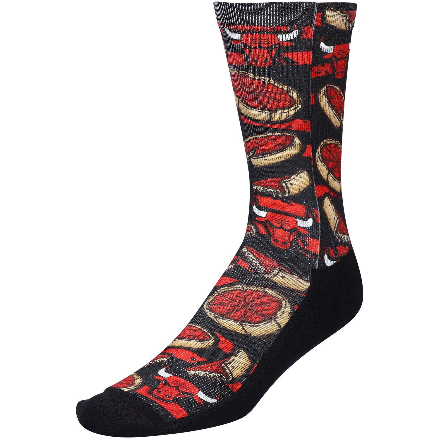 

Мужские носки Rock Em Носки Chicago Bulls Deep Dish Pizza Crew