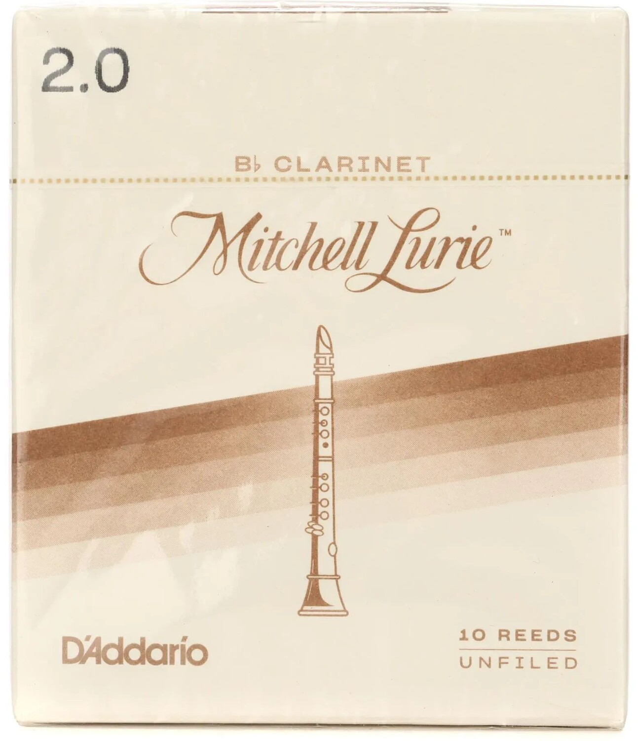 

D'Addario RML10BCL Трость для кларнета Mitchell Lurie Bb - 2.0 (10 шт.)