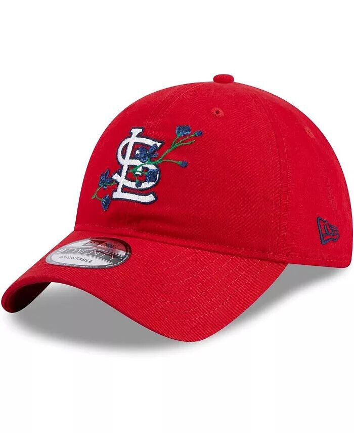 

Красная женская регулируемая кепка St. Louis Cardinals Game Day Bloom Branch 9TWENTY New Era, красный