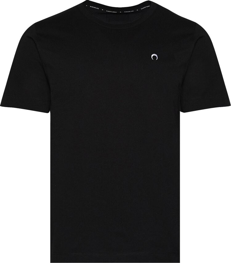 

Футболка Marine Serre Organic Regular T-Shirt 'Black', черный
