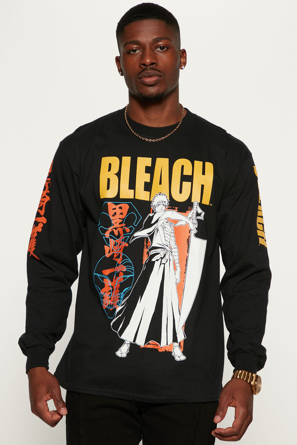 

Футболка Fashion Nova LSM0E7TBLC, черный