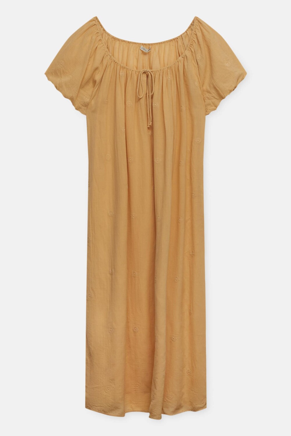 

Платье Pull&Bear Oversized Midi, желтый