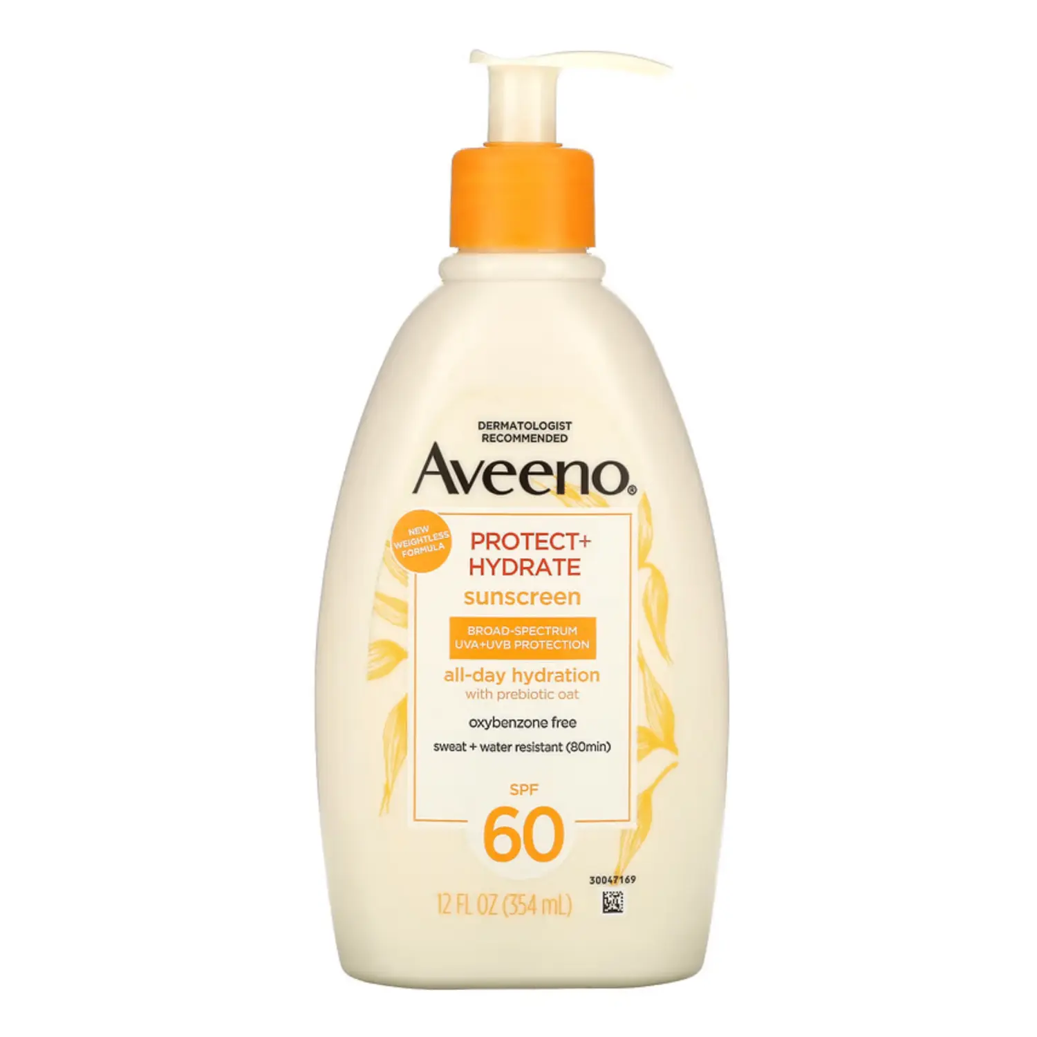 

Солнцезащитный крем Aveeno Protect + Hydrate, SPF 60, 354 мл