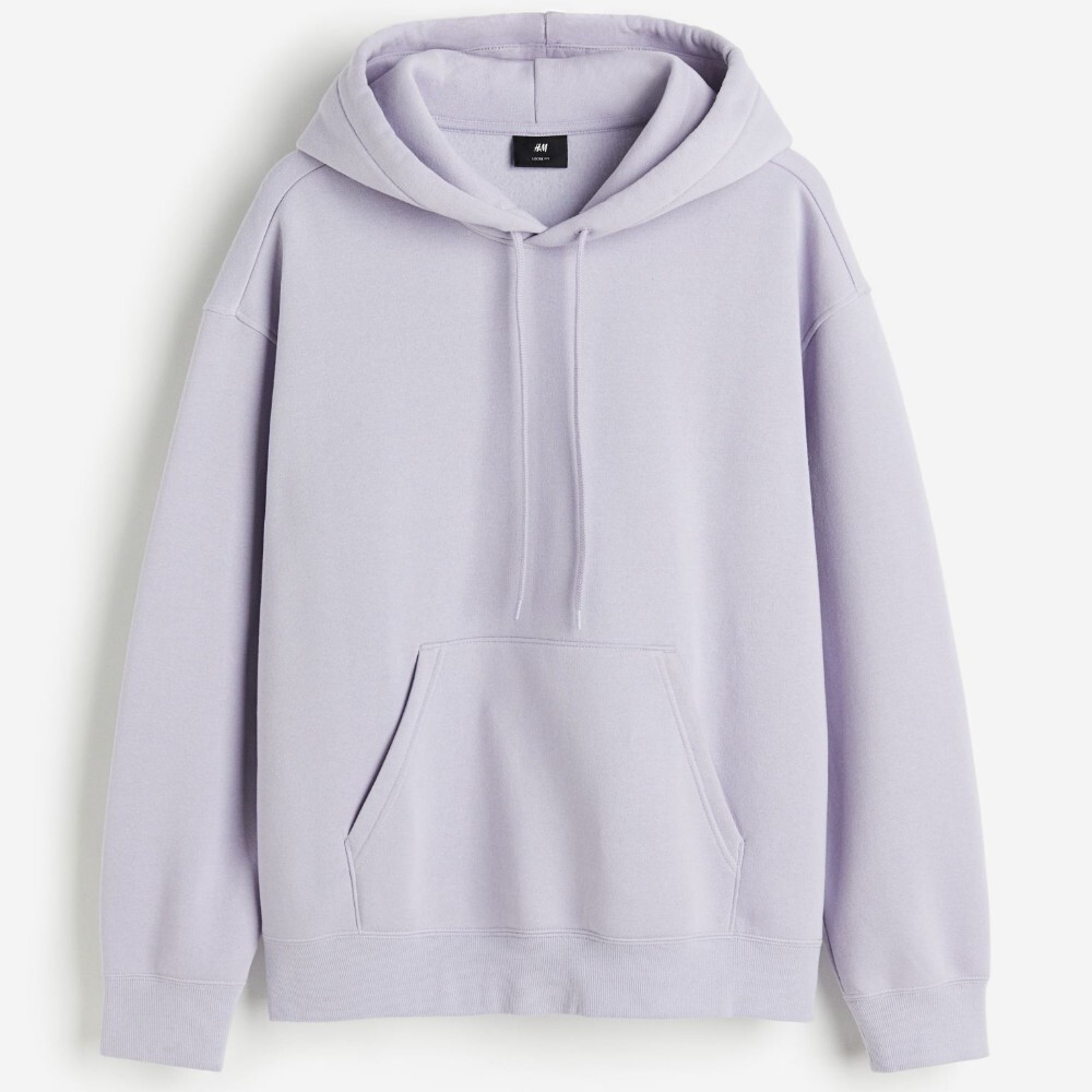 

Толстовка H&M Relaxed Fit, сиреневый