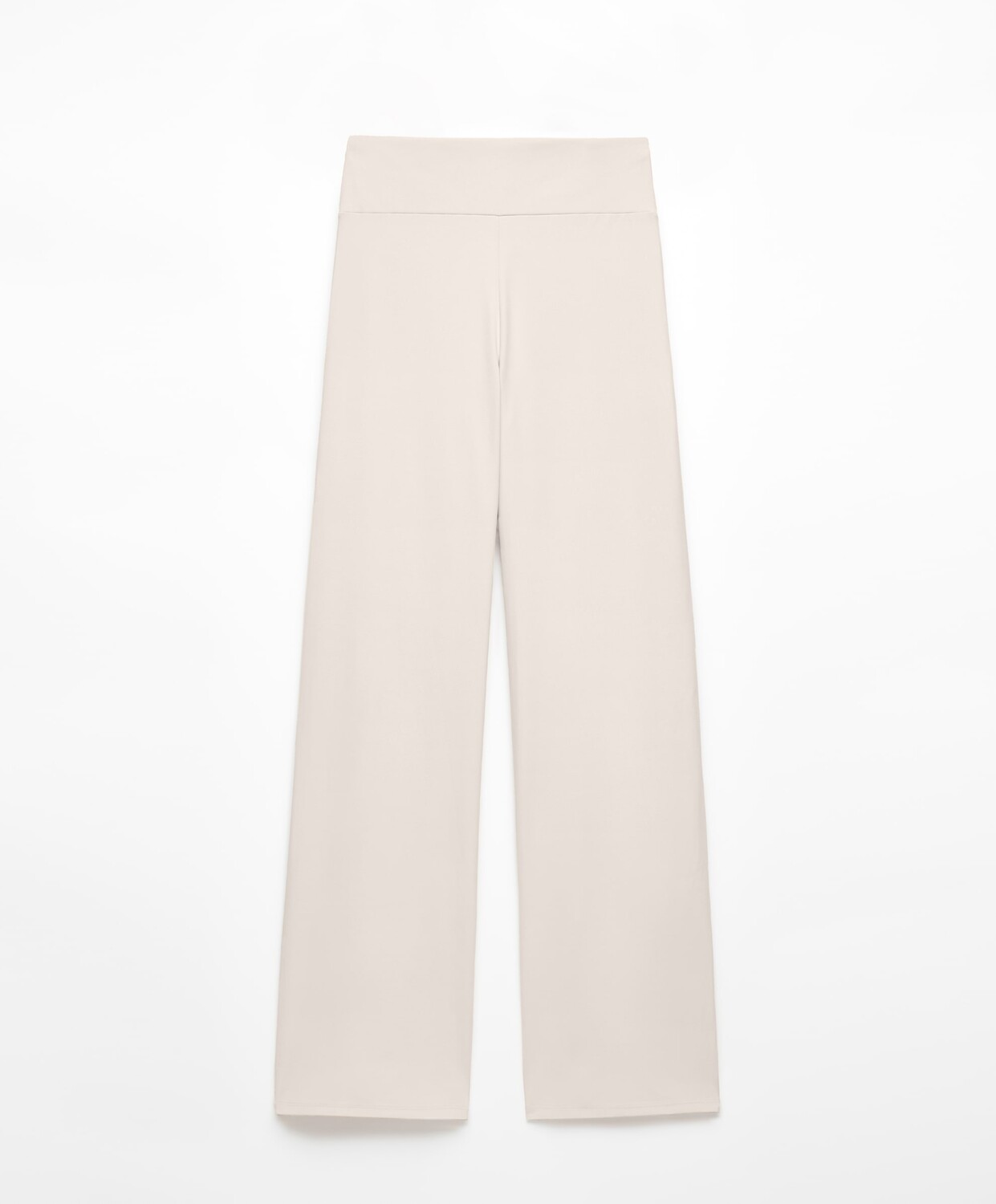 

Брюки Oysho High-rise Comfortlux Straight-leg, бежевый