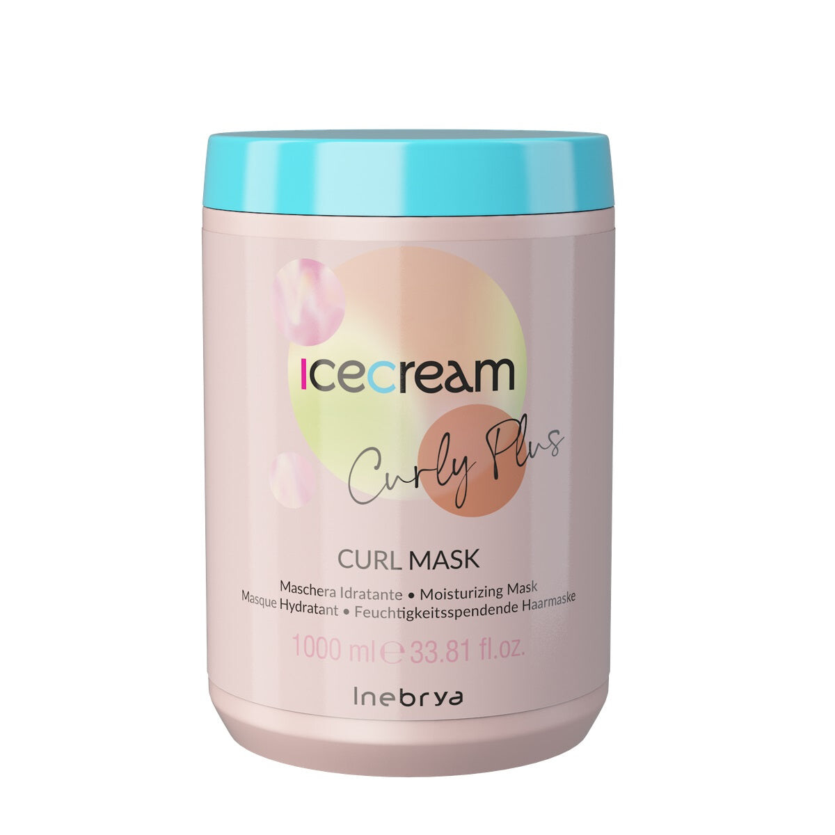 

Inebrya Ice Cream Curly Plus увлажняющая маска для кудрявых и волнистых волос 1000мл