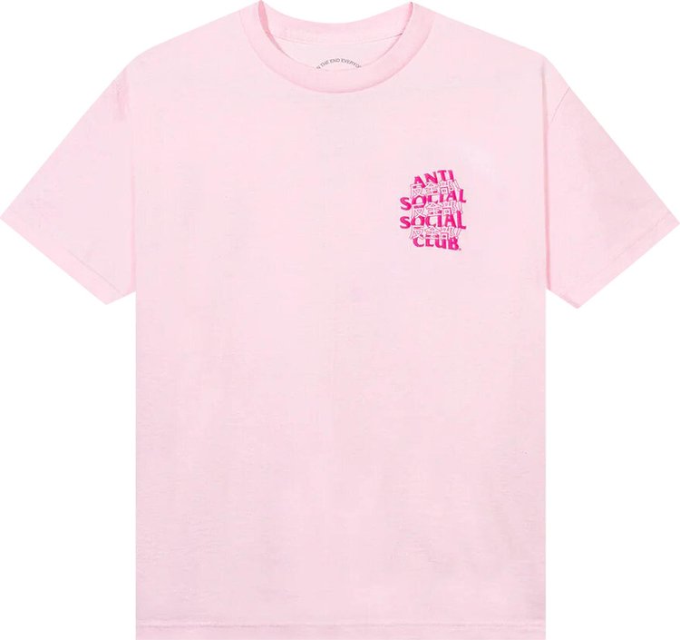 Футболка Anti Social Social Club Kaburosai Tee 'Pink', розовый футболка anti social social club kaburosai черная