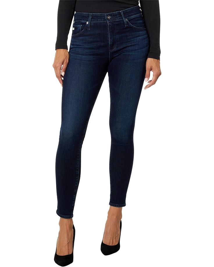цена Джинсы AG Jeans Farrah High-Waisted Skinny Ankle in Vp Soho, цвет Vp Soho