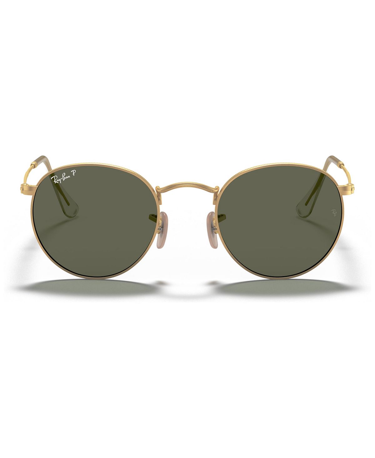 Поляризованные солнцезащитные очки, rb3447 круглый металл Ray-Ban, мульти поляризованные солнцезащитные очки унисекс rb816551 p ray ban