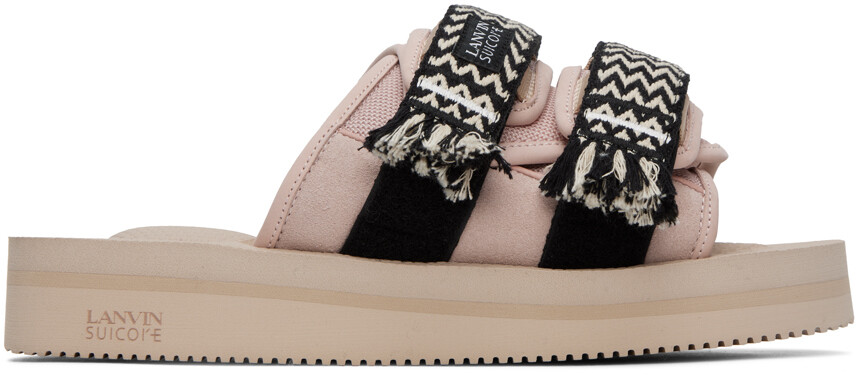 

Розовые сандалии без шнурков Suicoke Edition Lanvin