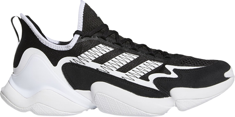 Кроссовки Adidas Mahomes 1 Impact FLX 'Black White', черный