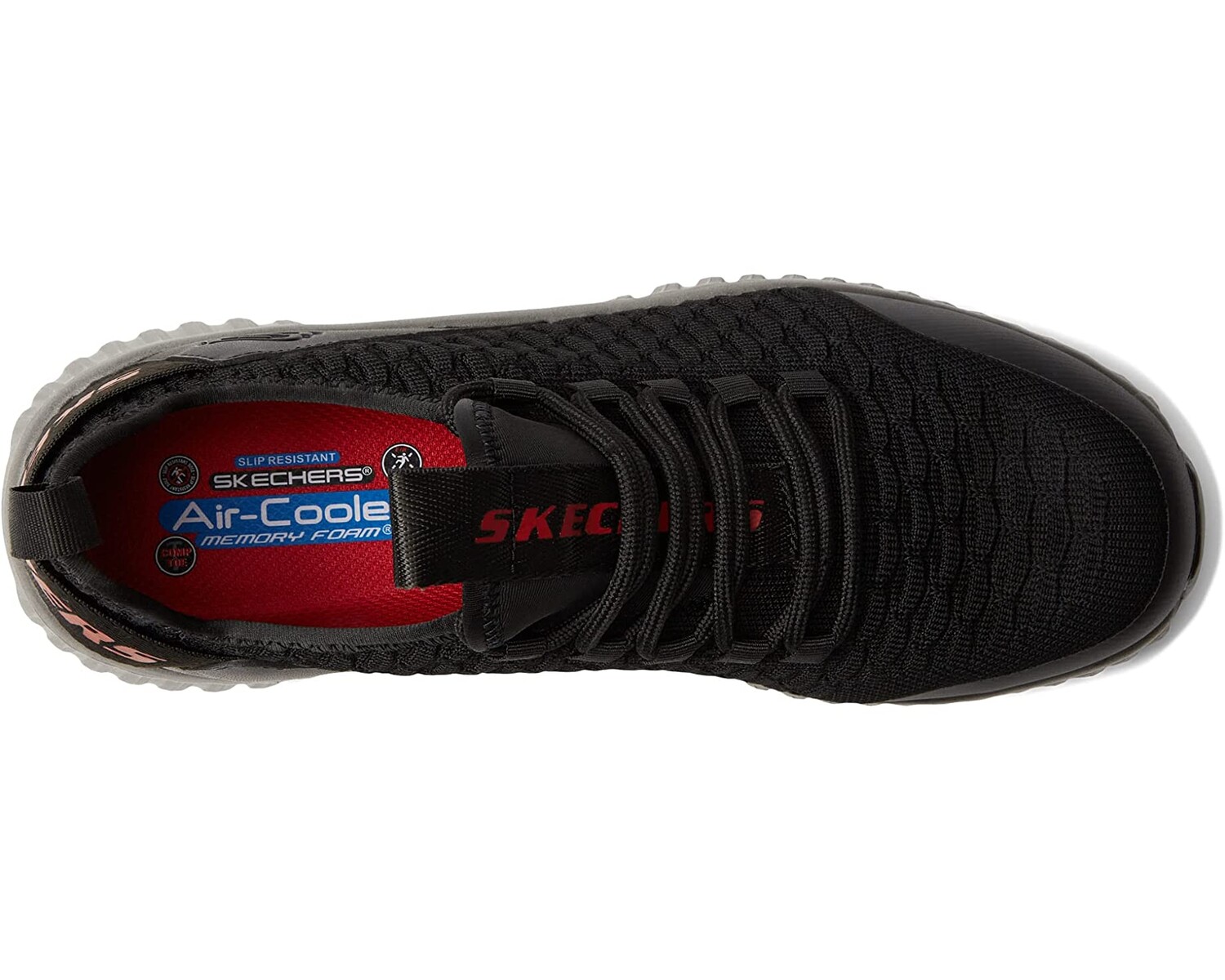 

Кроссовки Cicades - Korbyn Comp Toe SKECHERS Work, черный