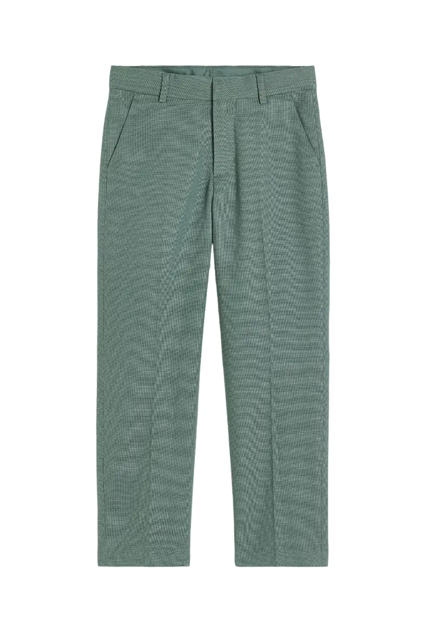 

Брюки H&M Textured Suit, зеленый