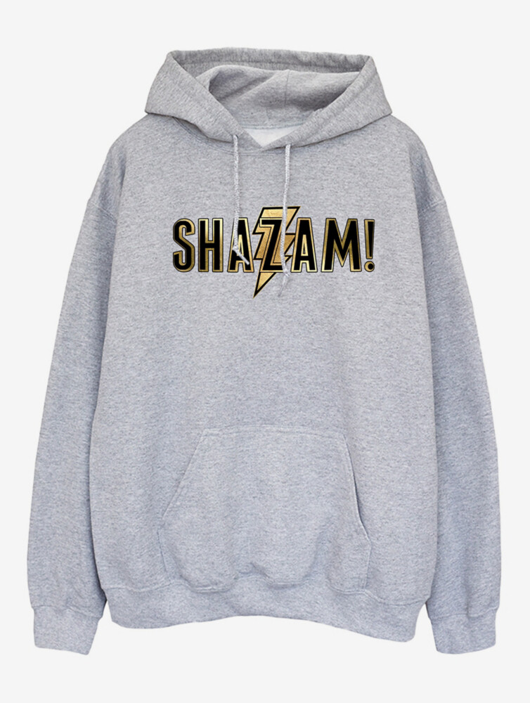

NW2 DC Comics Shazam Text Logo Adult Серая толстовка с принтом George., серый