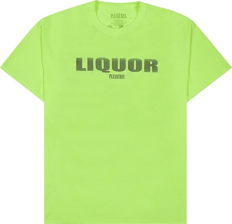 

Футболка Pleasures Liquor T-Shirt 'Green', зеленый