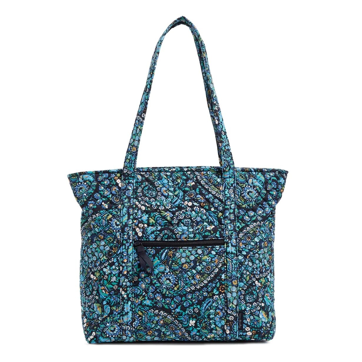 Сумка-тоут Vera Bradley Cotton Women's, черный/голубой