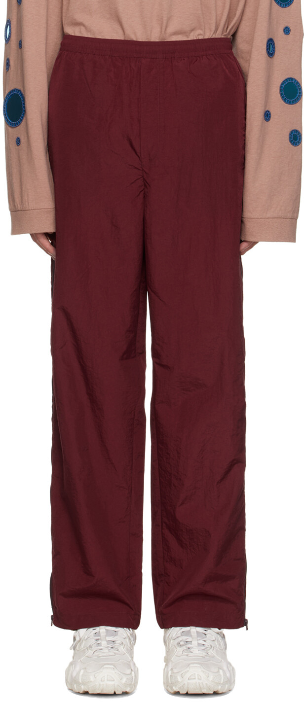 

Темно-красные повседневные брюки Acne Studios